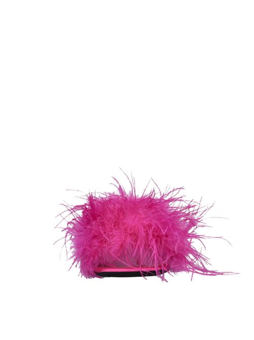 Mules in pelle e tessuto JEFFREY CAMPBELL | CHROMATICFUXIA